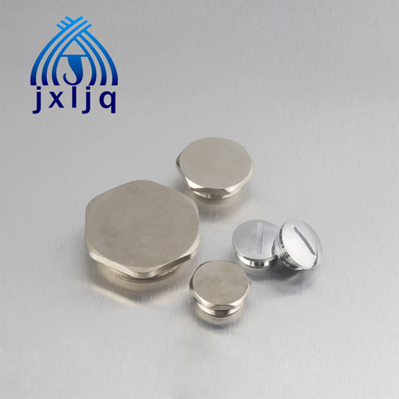 Round Brass Screw Cap